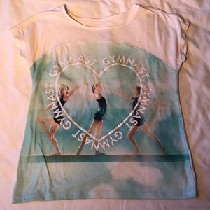 Girls gymnast tee